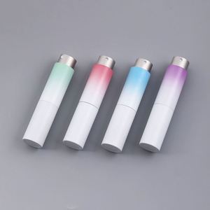 Custom Printed Logo Empty 8Ml Luxury Travel Refillable Aluminum Glass Twist Gradient Color Portable Pump Sprayer <b>Perfume</b> - Product Image 2