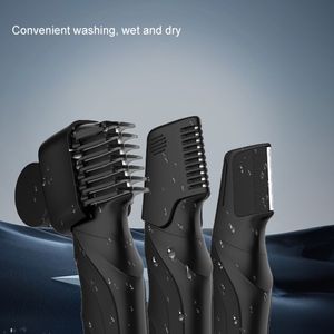 Cortadora de pelo eléctrica inalámbrica multifuncional 3 en 1 resistente al agua IPX5 con cuchilla afilada <span class=keywords><strong>para</strong></span> <span class=keywords><strong>piel</strong></span> <span class=keywords><strong>sensible</strong></span> <span class=keywords><strong>para</strong></span> hombres - Product Image 6