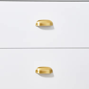 Poignées de tiroir en laiton massif chromé poli, entre-trous 76 mm, pour armoires, meubles de cuisine, chambre, penderie, commodes et tiroirs - Product Image 4