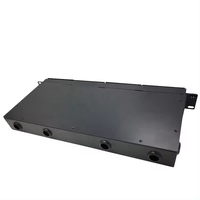Panneau de brassage en cassette MTP/MPO pour montage en rack 1U, panneau ODF 19 pouces avec 3 modules, compatible fibre 5G/4G POE, 12 x LC Duplex