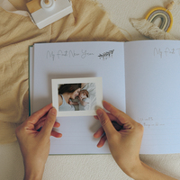 OVO Printing Benutzer definierte Leinen Cover Notebook Personalisieren Baby First Year Journal Memory Baby Andenken Journal Planner