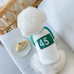 Ropa para mascotas, chaleco deportivo para perros y gatos, talla 45, verde, con cremallera y forro polar, cómodo para todas las estaciones - Product Image 4