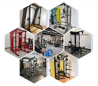 YG FITNESS équipement de gymnastique multifonctionnel Cross Trainer câble de glisse croix à vendre Machine professionnelle à poulie à Double câble