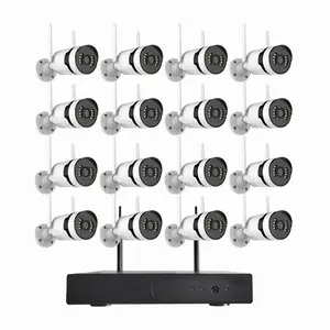16CH wireless security camera system 3MP outdoor home two ways audio full color night vision cctv 16 PCS cameras NVR kit