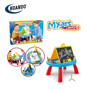 <span class=keywords><strong>Chevalet</strong></span> d'apprentissage en plastique pour enfants avec chaise – Jouet éducatif préscolaire pour dessiner - Product Image 3