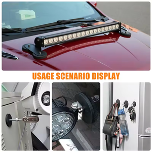 Soporte Magnético Personalizado para Gopro con Luz para Vehículos, Imán de Neodimio Recubierto de Goma, 22mm 31mm 36mm 43mm 66mm 88mm M4 M5 M6 - Product Image 6