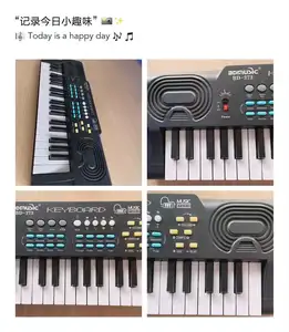 Mini instrument de piano à clavier électronique portable 37 touches pour enfants pour l'apprentissage musical