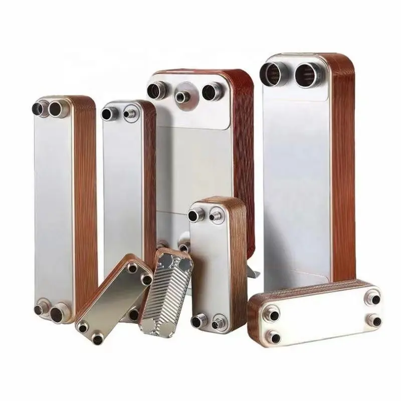 Customized Double-Wall Gas Water Brazed Plate Heat Exchanger for Water Cooler