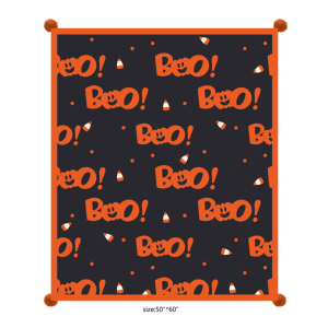 Couverture Polaire Oeko-Tex Enfant Halloween Crâne Effrayant Automne Fantôme Chat Sorcier Château Magie Quatre Saisons Avion Ruban Carte - Product Image 4