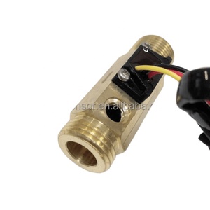 เซ็นเซอร์วัดการไหลของของเหลวแบบทองเหลือง ขนาด 1/<span class=keywords><strong>2</strong></span> นิ้ว <span class=keywords><strong>3</strong></span>-24 โวลต์ กระแสตรง เซ็นเซอร์วัดอุณหภูมิแบบ M8 ส่งสัญญาณพัลส์ เซ็นเซอร์วัดการไหลของน้ำแบบแม่เหล็กฮอลล์เอฟเฟกต์ - Product Image 3