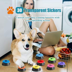 <span class=keywords><strong>Tapis</strong></span> de boutons sonores en plastique pour chiens, pack de démarrage pour la <span class=keywords><strong>communication</strong></span>, buzzers d'entraînement vocal pour animaux, durables pour l'éducation animale - Product Image 6