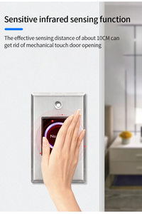 Contactless <strong>Exit</strong> <strong>Button</strong> No Touch <strong>Infrared</strong> <strong>Button</strong> for Door Access Control - Product Image 5