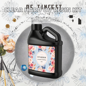 Kit de résine acrylique UV durcissable transparente 1000g pour la fabrication de bijoux et d'objets d'art DIY - Vente en gros usine - Product Image 2