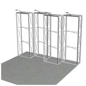 Verschiedene Stile ca. 3m Hintergrundwand Seg Pop-up Messestand Display-Stand Modulare Ausstellungseinrichtung für Kleine Messestände - Product Image 3
