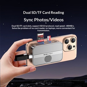Type-C Docking Station HUB <b>with</b> M.2 NVMe External SSD Case 10Gbps USB3.2 PD 100W <b>HDMI</b> 2.0 SD/TF Card Readers for Devices - Product Image 2