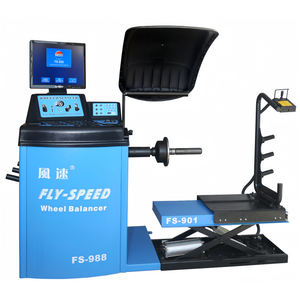 Machine d'équilibrage de pneu de voiture FS-988 + FS901 entièrement automatique Mesure de distance automatique - Product Image 6