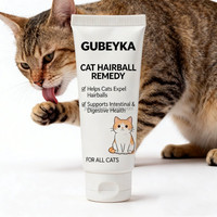 Pâte anti-boules de poils pour chats ODM OEM avec soutien immunitaire, vitamines et minéraux pour la santé de la peau et du pelage, absorption rapide
