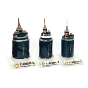 CU lõi xlpe cách điện thô dây thép bọc thép PVC vỏ bọc cáp điện yjv42 8.7/15KV - Product Image 6