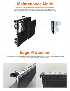 UHLED Dış Mekan Led Ekran Sahne Kiralama Led Ekran P2.6 P2.9 LED Video Duvar 500x500 İç Mekan Pantalla Led Video Duvar Paneli - Product Image 4