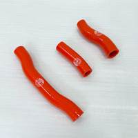 Kit de Tuyaux de Refroidissement en Silicone pour Moto RODIN CKT023 Orange pour 300 XC 2019 avec Garantie d'un An, Adaptation Universelle