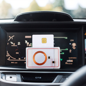 Tarjeta de control de acceso de CPU con chip inteligente estándar de cifrado avanzado Interfaz 1K RFID y NFC para licencia de conducir de residentes de hoteles - Product Image 2