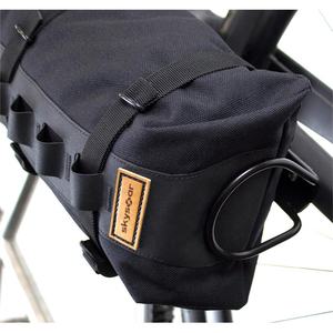 Bâche durable personnalisée sac de cadre de vélo étanche en plein air cyclisme équitation voyage sur route sac de fourche de vélo sec - Product Image 6