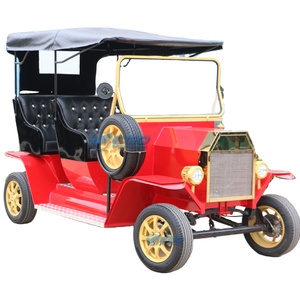 Voiture électrique classique avec auvent, confortable pour les excursions, voiture vintage pour les voyages de loisirs, voiture classique - Product Image 1