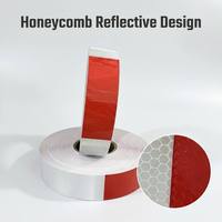 Calcomanía Reflectante de Panal Compatible con Impresión UV para Señales de Advertencia Personalizadas y Visibilidad Nocturna de Vehículos