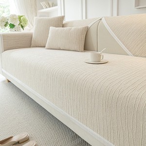 French Style <b>Sofa</b> Cushions 90-140cm Chenille Pad Type Non Slip Seat <b>Cover</b> <b>For</b> All Seasons - Product Image 2