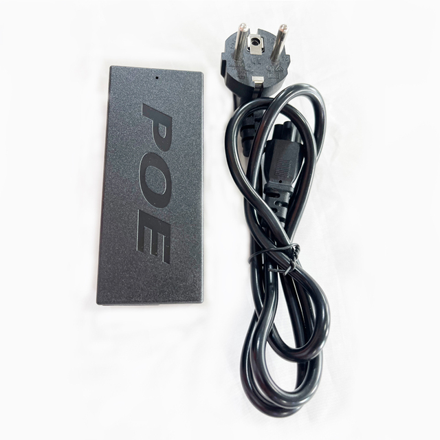 Gigabit Poe Injector 30w DC48v Support AF/AT with Power Plug Cable
