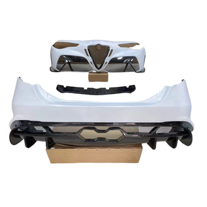ZS para <span class=keywords><strong>Alfa</strong></span> Romeo <span class=keywords><strong>Giulia</strong></span>, actualización <span class=keywords><strong>GTAM</strong></span>, rejilla de parachoques delantero, parachoques trasero, faldón lateral, guardabarros, capó de carbono, Kit de capó - Product Image 3