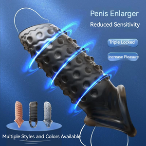 Anelli per il Pene in Silicone Riutilizzabili Giocattoli Sessuali per Uomini Ritardanti l'Eiaculazione Stimolanti per il Clitoride Femminile Prodotti per il <span class=keywords><strong>Sesso</strong></span> - Product Image 2