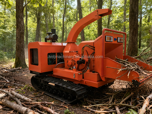 Trituradora de <span class=keywords><strong>Madera</strong></span> de Fácil Operación, Chipeadora Industrial de Servicio Pesado con Motor Diésel, Trituradora de Ramas con Alimentación por <span class=keywords><strong>Cadena</strong></span> - Product Image 2