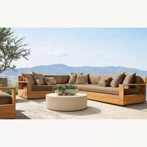 Sofá Modular en Forma de L de Teca para Exteriores <span class=keywords><strong>Mallorca</strong></span> - Product Image 4