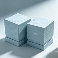 Boîte de parfum haut de gamme en gros avec couvercle, boîte cadeau en papier pour huiles essentielles et cosmétiques, emballage cosmétique