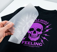 Transferts DTF universels pour coton et polyester, film thermocollant haute élasticité, patchs d'impression textile personnalisés en gros pour maillots