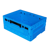 Caisses 60*40*28cm, nouvelle caisse de déménagement pliable, boîte de rangement en plastique pliable
