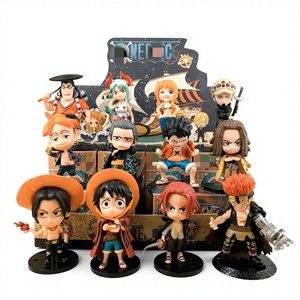 Caja Sorpresa de Figuras de <span class=keywords><strong>Anime</strong></span> al por Mayor, 12 Piezas de Personajes Variados con Luffy, Ace, Sabo, Juguetes Duraderos para Máquinas Expendedoras, Venta al por Mayor - Product Image 1
