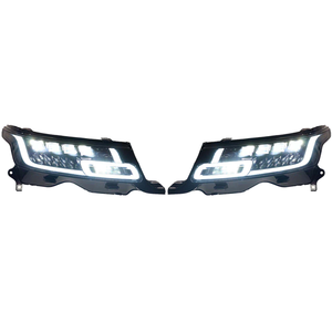 LED <span class=keywords><strong>Bi</strong></span> Xenon Phare Fit pour Range Rover Sport L494 Année 2013-2017 Mise À Niveau à 2018-2021 Avant Lampe RH LH 4 Yeux - Product Image 1