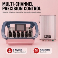 Control Remoto Inalámbrico Impermeable IP65 de Alta Calidad para Maquinaria de Construcción NM-042
