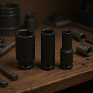 Juego de llaves de impacto largas Fervi de 10 mm, 12 mm y 14 mm con punta hexagonal - Product Image 3