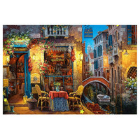 Peinture Diamant Ever Moment Scène de Maison Chaleureuse, Décoration Complète à Perles Carrées pour la Maison 3F245