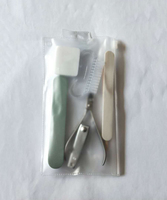 Kit professionnel de manucure jetable pour la beauté des ongles 7 pièces et ensemble de pédicure