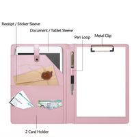 Porte-documents en cuir rose personnalisé de haute qualité – Nouveauté très prisée