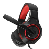 Casque de jeu filaire professionnel Gamer 3.5mm avec microphone Surround Sound casque d'ordinateur pour connecteurs USB PS4 PS5
