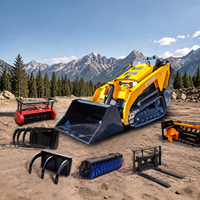 HTV1000PRO Kompaktlader mit 680 kg Hubkraft und Kubota D1105 Motor
