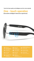 Meilleure Vente 2026 F18 Lunettes Intelligentes de Traduction IA Nouveaux Écouteurs Portables Intelligents à Traduction Multilingue en Temps Réel pour l'Écoute
