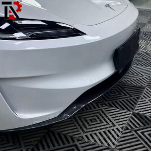 สปอยเลอร์หน้าคาร์บอนไฟเบอร์สำหรับ <span class=keywords><strong>Tesla</strong></span> Model <span class=keywords><strong>3</strong></span> Highland 2024+ และ <span class=keywords><strong>Performance</strong></span>, ผิวเงา, ติดตั้งได้โดยตรง - Product Image 3