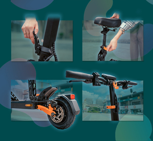 Motor Pro de 200W, Diseño Plegable Impermeable, Frenado Electrónico, Velocidad de 25 km/h, Estabilidad Superior, Confort Pro S - Product Image 4