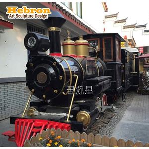 2026 Gran Venta Lindas Decoraciones Retro de Hierro Forjado Artesanal Modelo Locomotora de Vapor Mao Zedong Bonitos Adornos de Tren Regalos - Product Image 1